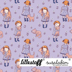 Bio Jersey Lillestoff - Kleine Miezekatzen